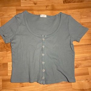 light green john galt (brandy melville) shirt
